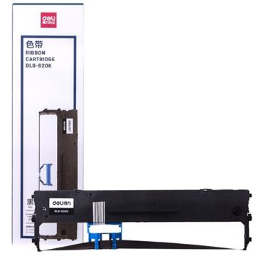 图片 得力（deli）DLS-620K 针式打印机黑色色带(适用DE-620K、DE-628K、DL-625K、DL-930K)