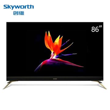 图片 创维(Skyworth) 86F7 86寸 黑色 电视机 4K超高清 LED 有线/无线 3840*2160dpi 2级能效